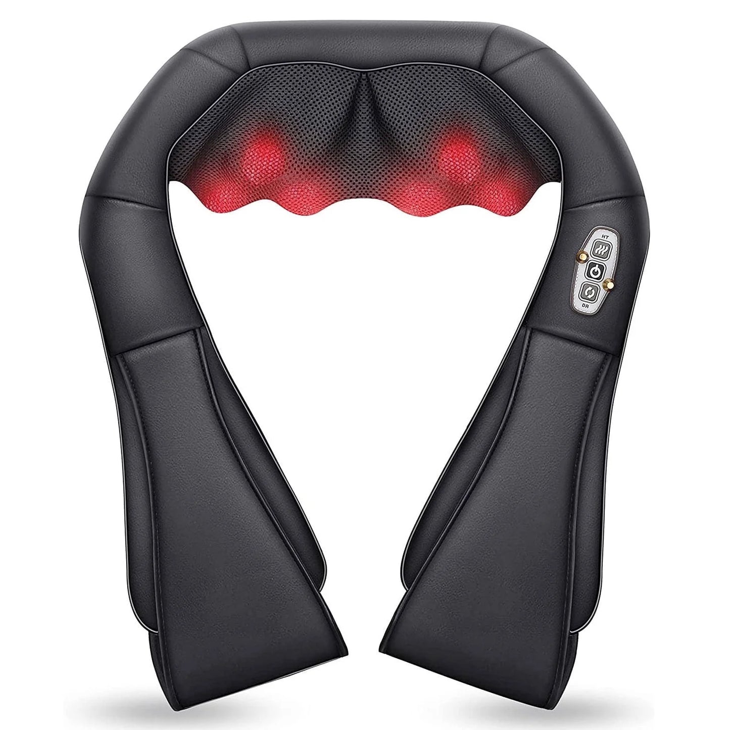 Shiatsu Shoulder Neck Massager with Heat, 4D Deep Kneading Back Massager for Men Women