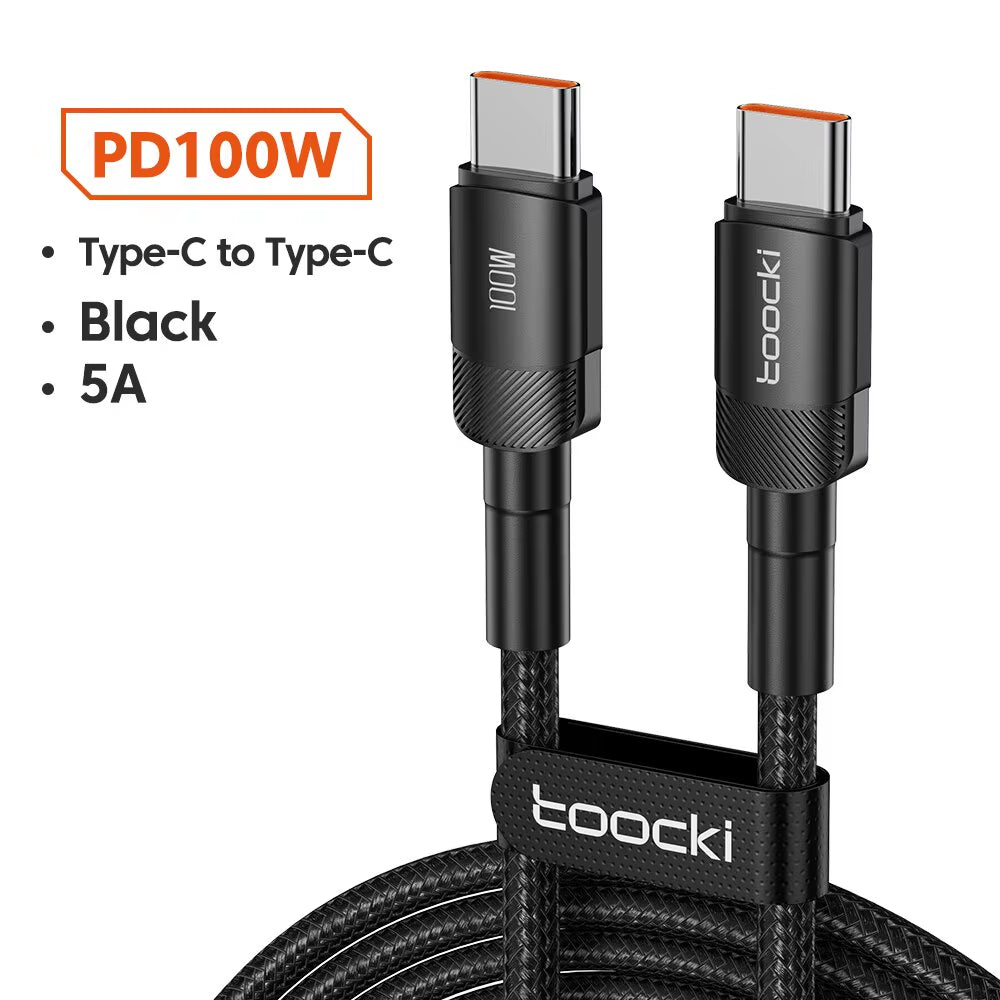 USB Type C Cable Fast Charging USB C Charger Cord for Iphone 15 14 13 12 11 Huawei P40 P30 Realme Oppo Oneplus Power Bank