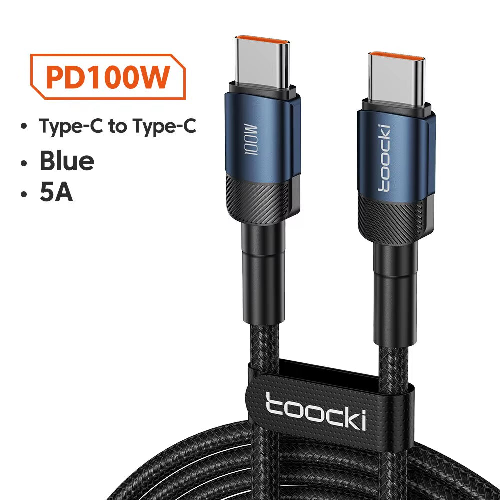 USB Type C Cable Fast Charging USB C Charger Cord for Iphone 15 14 13 12 11 Huawei P40 P30 Realme Oppo Oneplus Power Bank