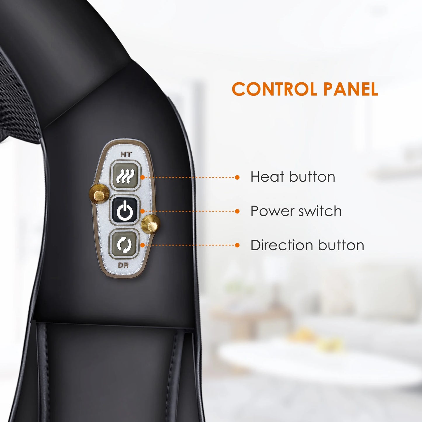 Shiatsu Shoulder Neck Massager with Heat, 4D Deep Kneading Back Massager for Men Women
