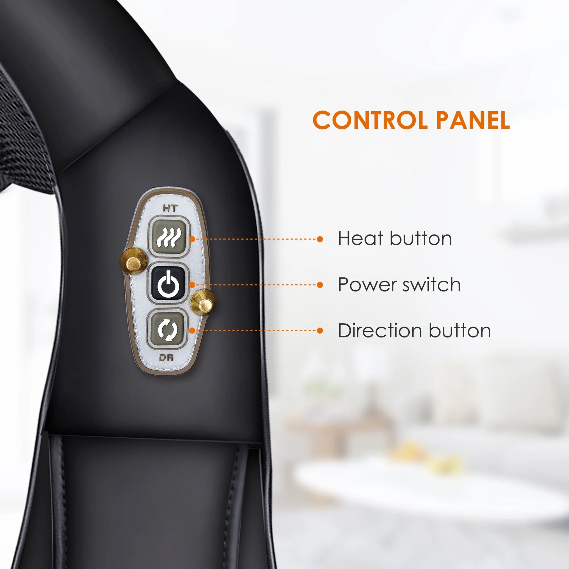 Shiatsu Shoulder Neck Massager with Heat, 4D Deep Kneading Back Massager for Men Women