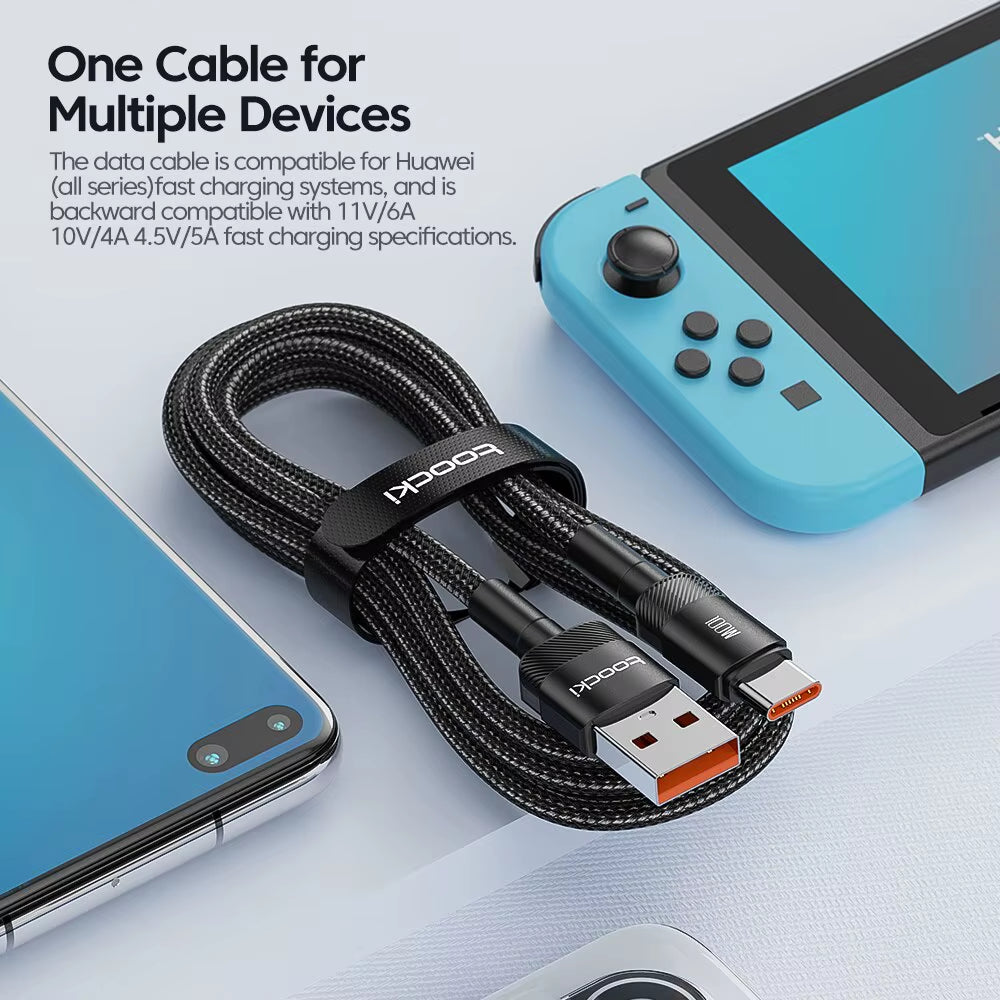 USB Type C Cable Fast Charging USB C Charger Cord for Iphone 15 14 13 12 11 Huawei P40 P30 Realme Oppo Oneplus Power Bank