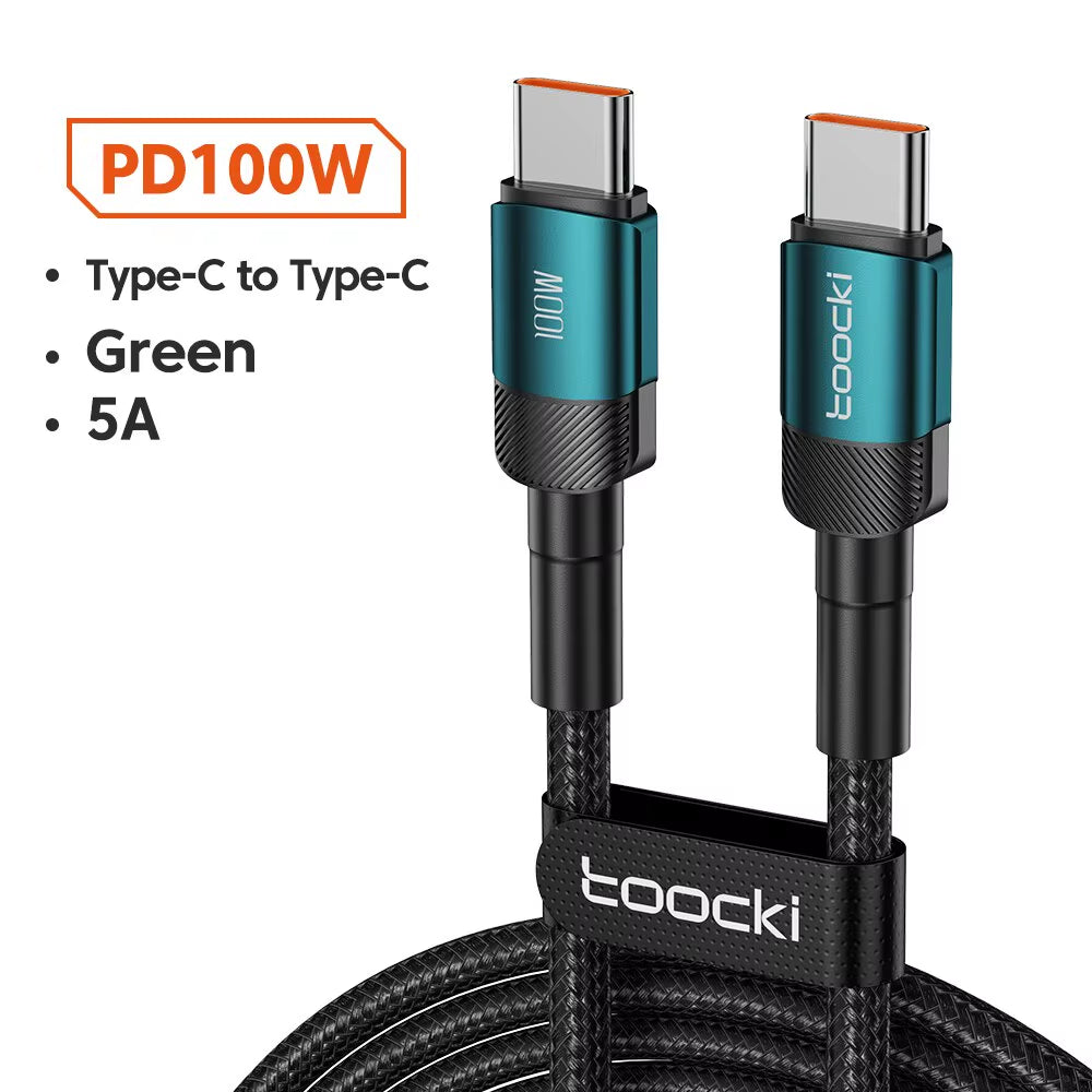 USB Type C Cable Fast Charging USB C Charger Cord for Iphone 15 14 13 12 11 Huawei P40 P30 Realme Oppo Oneplus Power Bank